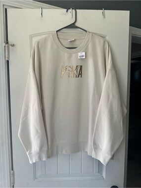 PUMA Womens Crew Neck Long Sleeve Sweatshirt- XXL